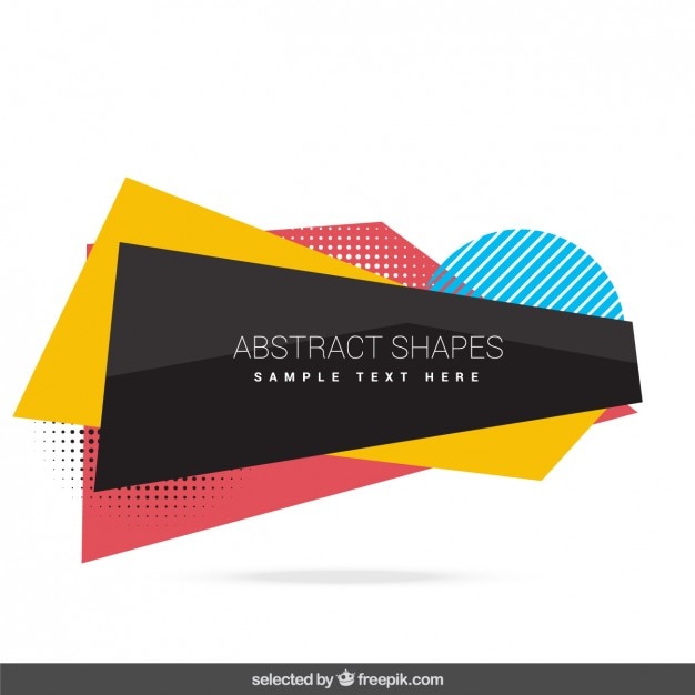 Abstract Shapes Collection Vector Free Download