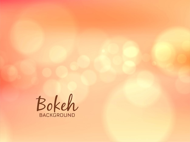 Abstract simple bokeh soft background Free Vector