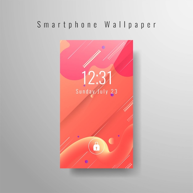 Premium Vector | Abstract smartphone wallpaper