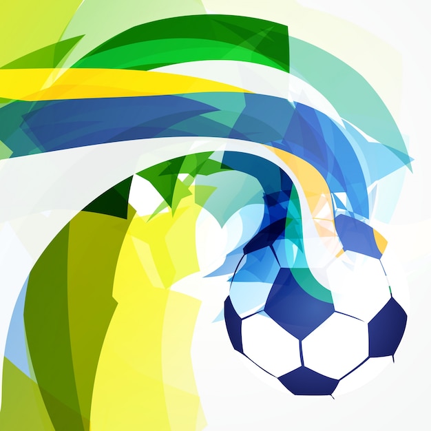 Abstract soccer design
