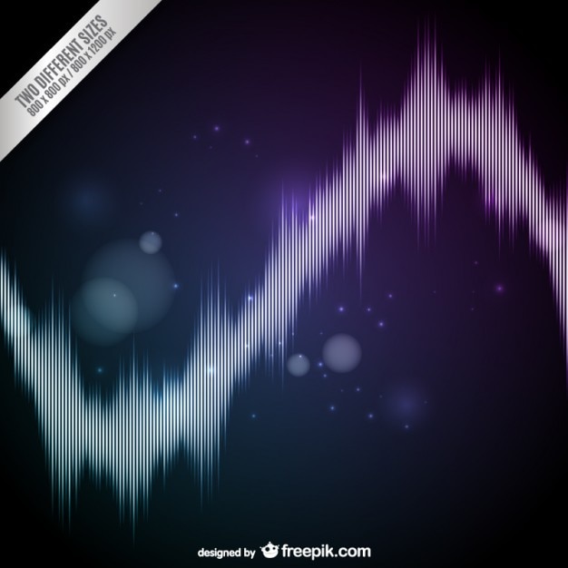 abstract background soundwaves