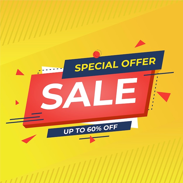 Free Vector | Abstract special offer promotion banner
