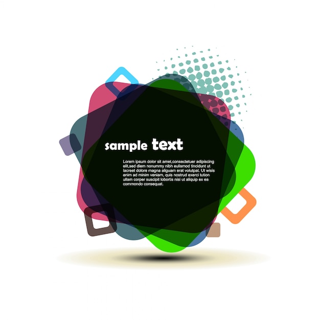 Abstract speech bubble | Free Vector