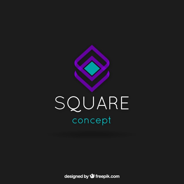 Download Free Download Free Abstract Square Logo Template Vector Freepik Use our free logo maker to create a logo and build your brand. Put your logo on business cards, promotional products, or your website for brand visibility.