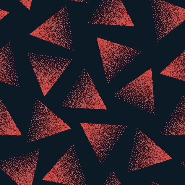 Abstract stippled seamless pattern Premium Vector