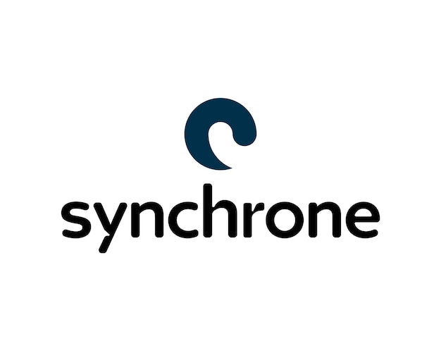 Premium Vector | Abstract synchrone loading logo