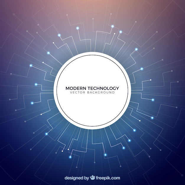 Abstract technology background Free Vector