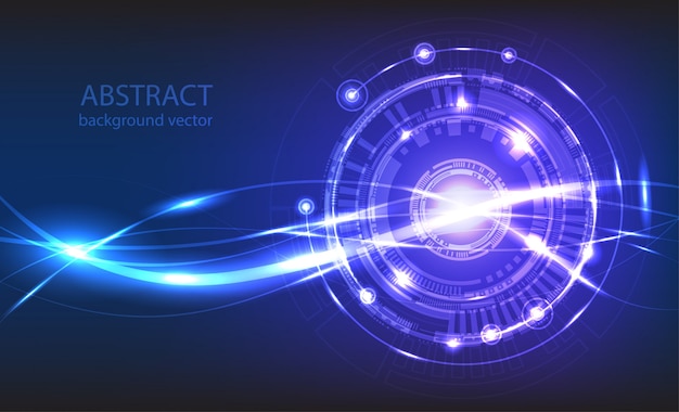 Abstract technology vector background Premium Vector