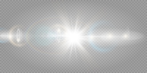 Premium Vector | Abstract transparent sunlight special lens flare light
