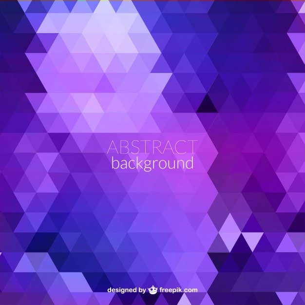 Abstract Triangles Background In Purple Tones Vector | Free Download