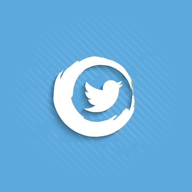 Free Vector Abstract Twitter Icon