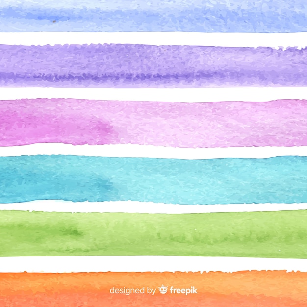 Free Vector | Abstract watercolor stripes background