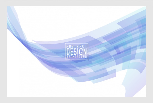 Abstract wave art background design Premium Vector