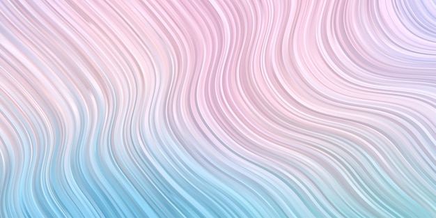 抽象的な波ストライプライン背景 カラフルなバナーの壁紙 プレミアム プレミアムベクター