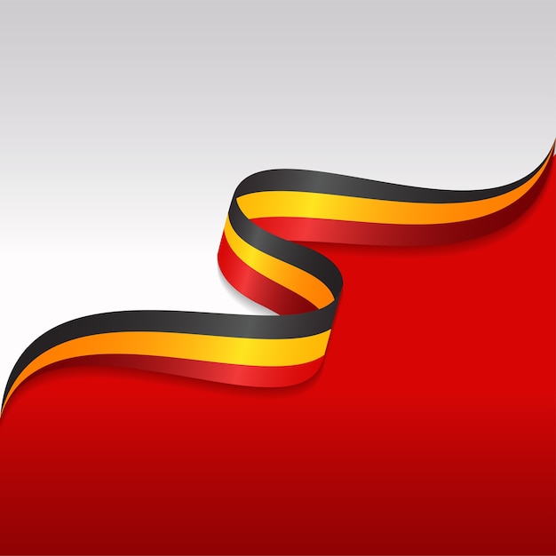 Download Abstract wavy flag of the belgium with ribbon style ...