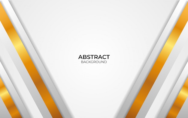 Premium Vector | Abstract white and gold background