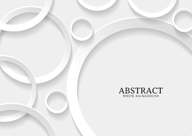 Premium Vector | Abstract white and grey circle background texture