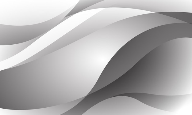 Premium Vector | Abstract white grey curve wave overlap geometric ...