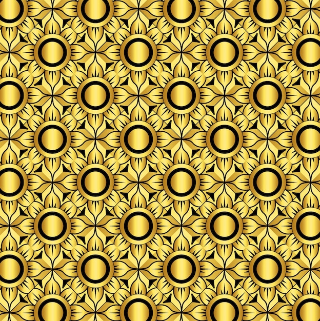 Free Vector Abstract yellow pattern background