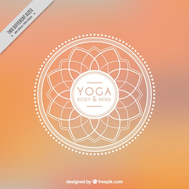 Abstract Yoga Background