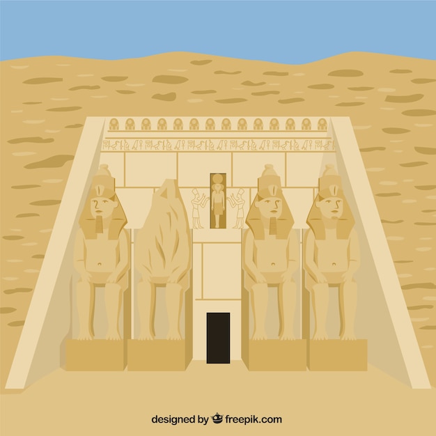 Abu Simbel temple Vector | Free Download