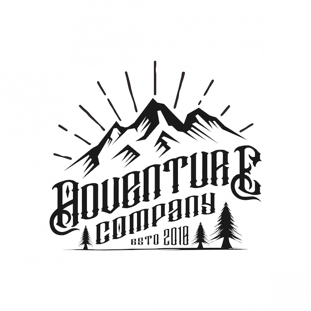 Download Free Adventure Company Vintage Logo Design Premium Vector Use our free logo maker to create a logo and build your brand. Put your logo on business cards, promotional products, or your website for brand visibility.
