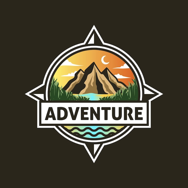 Premium Vector | Adventure logo and badge premium template