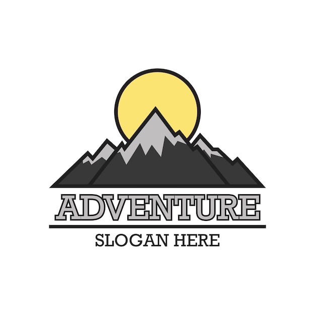 Download Free Adventure Logo With Text Space For Your Slogan Premium Vector Use our free logo maker to create a logo and build your brand. Put your logo on business cards, promotional products, or your website for brand visibility.