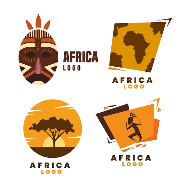 Free Vector Africa Logo Collection