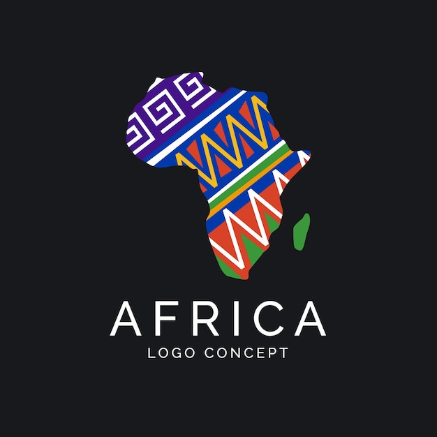 Free Vector | Africa map logo concept