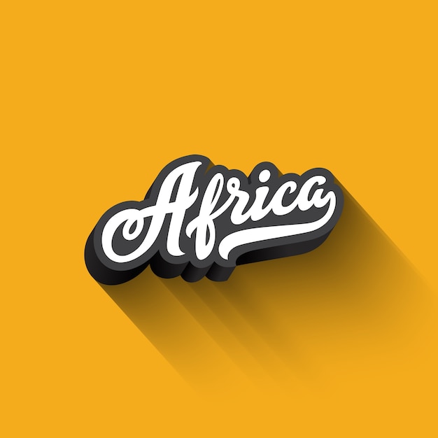 Screenshot логотип. Africa text