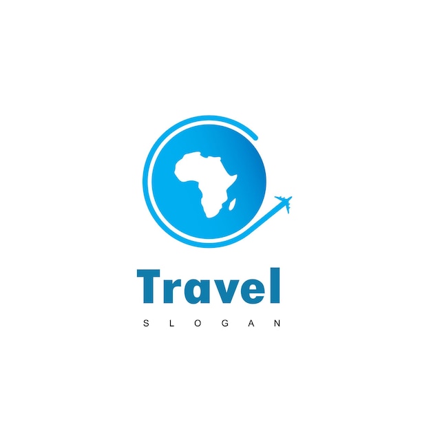 Premium Vector | Africa travel logo