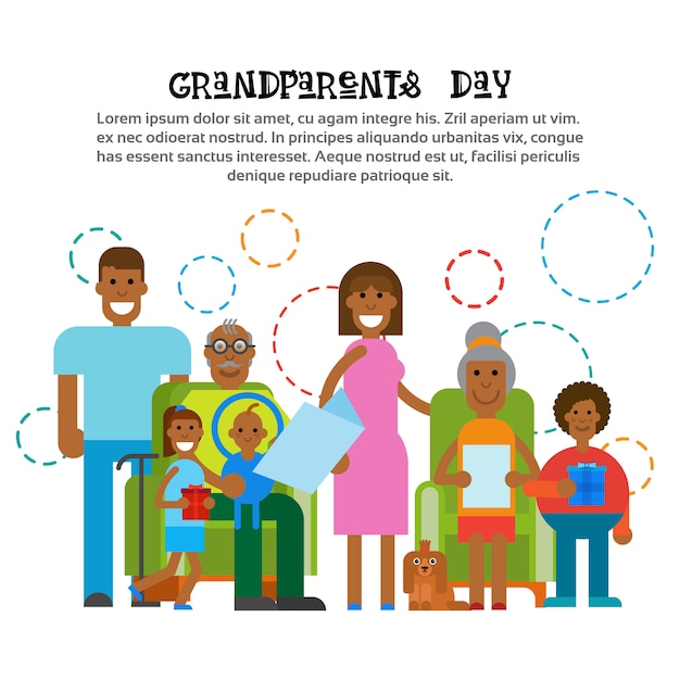 Download African american family together happy grandparents day ...