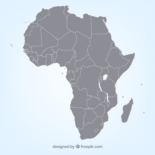 Premium Vector African Map Vector 4583