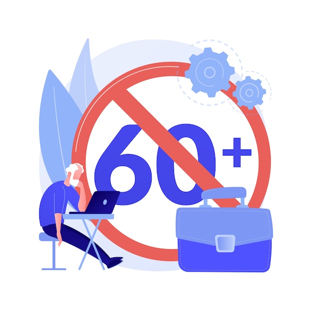 Free Vector | Ageism Social Problem Abstract Concept Vector ...