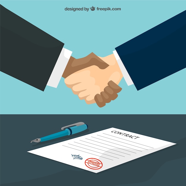 Agreement handshake