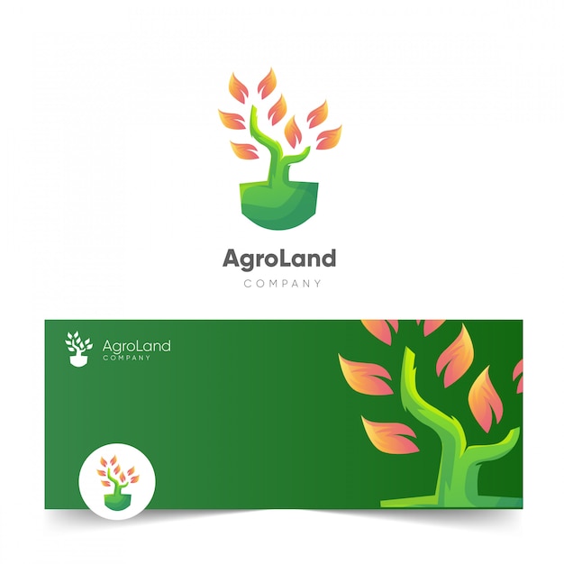 Download Free Agro Land Company Logo Premium Vector Use our free logo maker to create a logo and build your brand. Put your logo on business cards, promotional products, or your website for brand visibility.