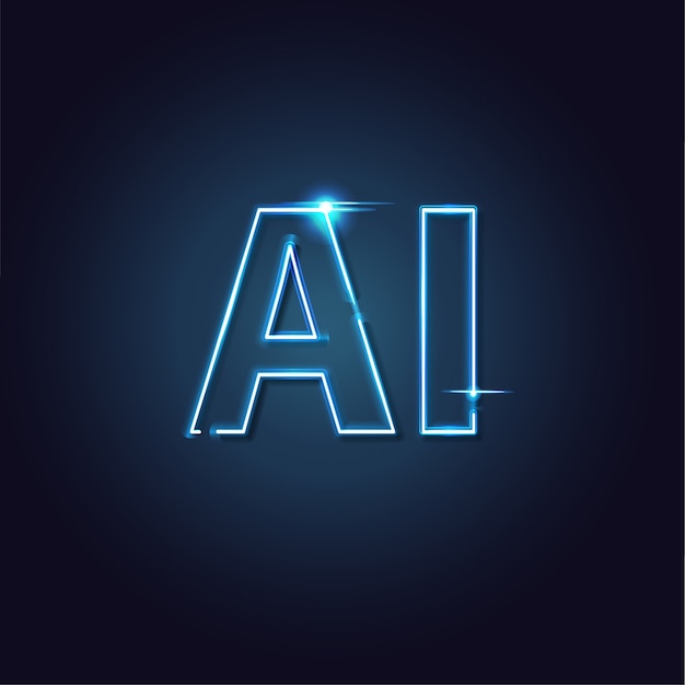 Download Free Ai Letter Neon Light Artificial Intelligence Premium Vector Use our free logo maker to create a logo and build your brand. Put your logo on business cards, promotional products, or your website for brand visibility.