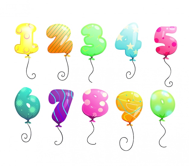 where to get balloons with numbers