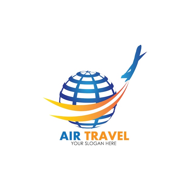 Premium Vector | Air travel logo vector icon design template-vector