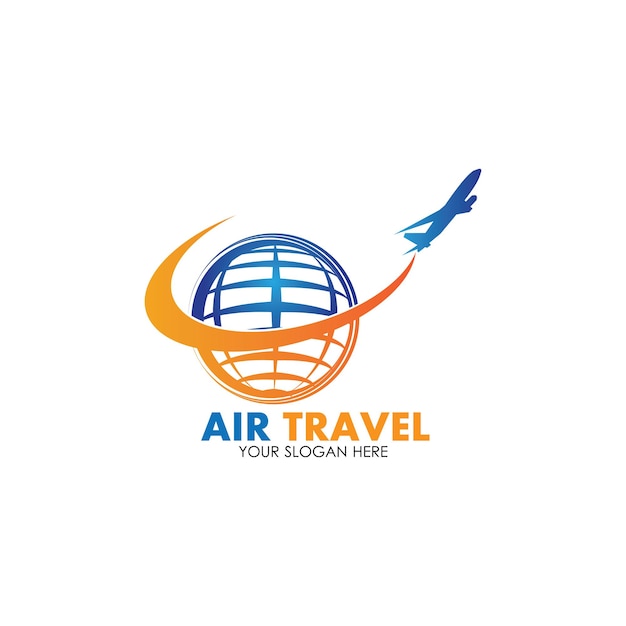 Premium Vector | Air travel logo vector icon design template-vector
