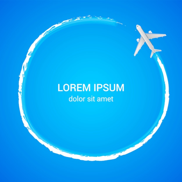 premium-vector-airplane-flight-template