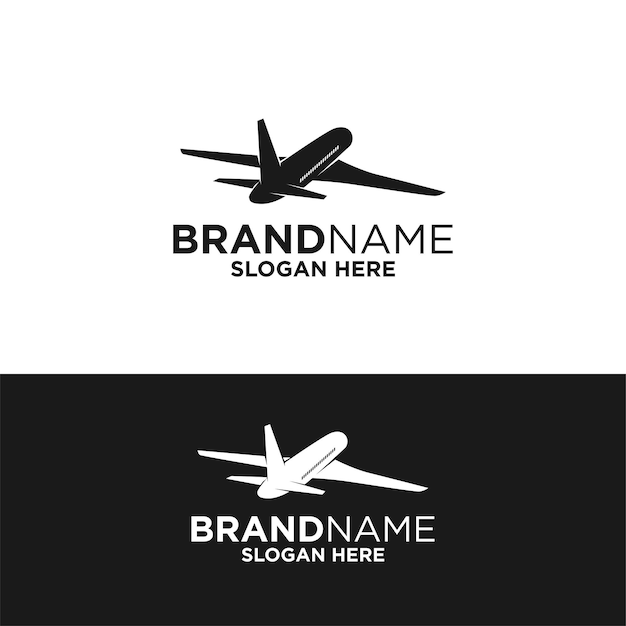 Premium Vector | Airplane logo design template inspiration vector ...