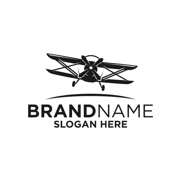 Premium Vector | Airplane logo design template inspiration vector ...