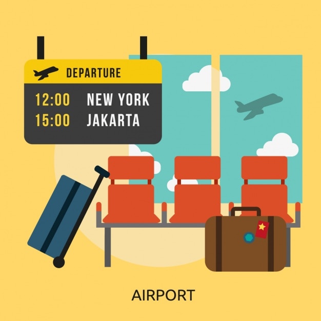 Airport background design