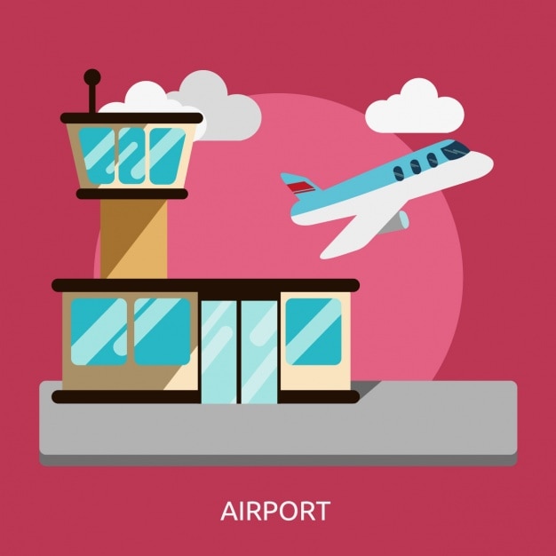 free-vector-airport-background-design