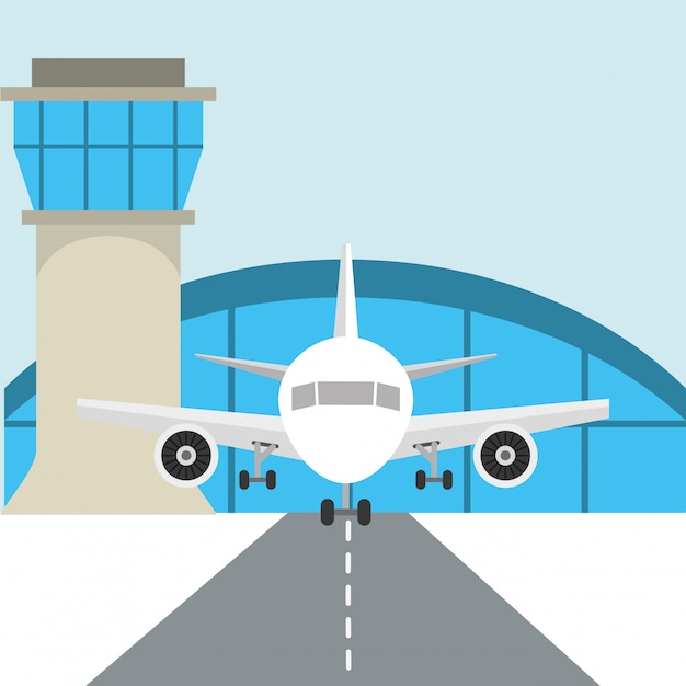 free-vector-airport-terminal-design