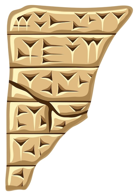 Free Vector Akkadian Cuneiform Assyrian Sumerian Writing Script