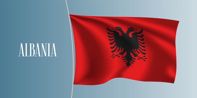 Албанский Флаг Фото