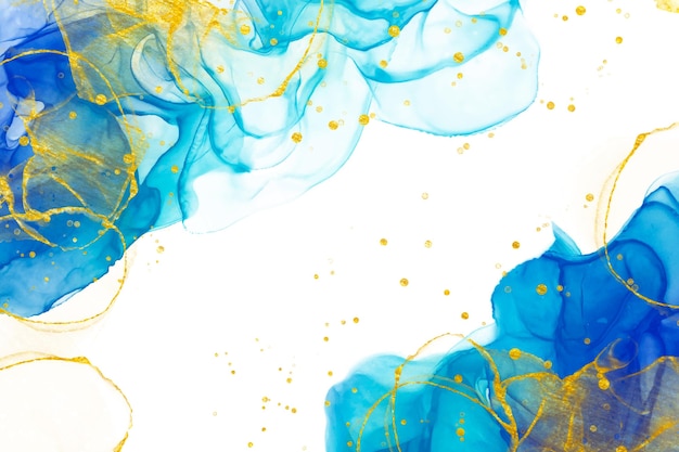 Free Vector | Alcohol ink elegant watercolor background